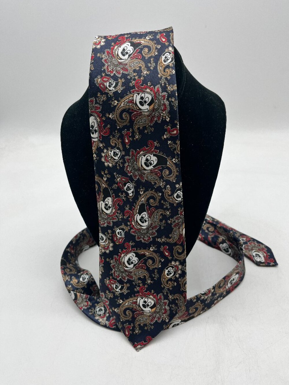 1990's Dae Ro Mickey Mouse Paisley Necktie